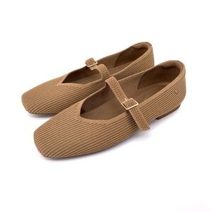 VIVAIA Margot Square-Toe Mary-Jane Nutmeg EU 39 / US 8